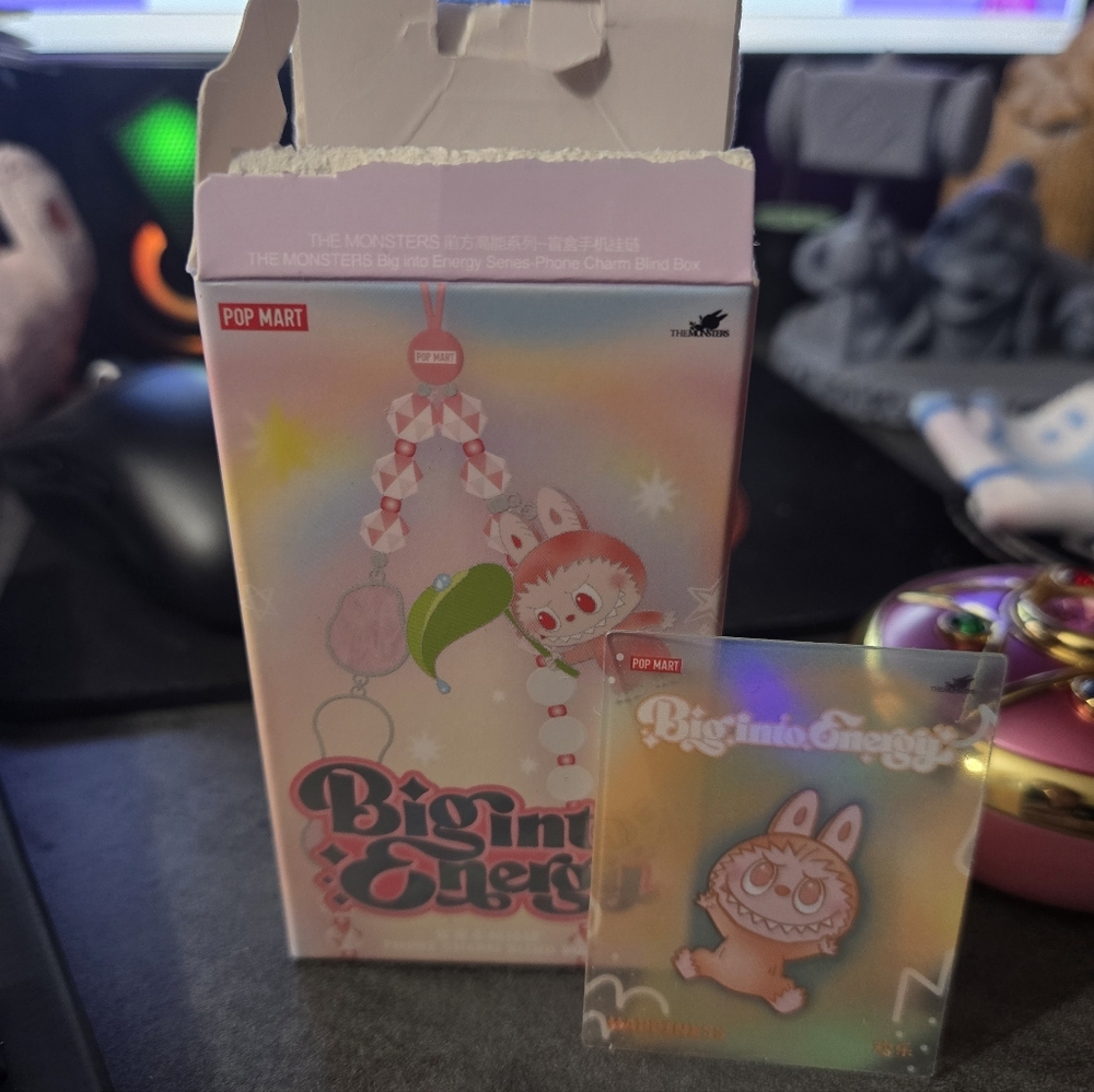 Big Into Energy Phone Charm- Happiness Confirmed